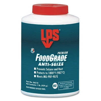 LPS Detex 6510 Food Grade Anti-Seize Lubricant 1 Lb Container H1 Rated
