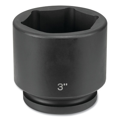 Grey Pneumatic 4074R Impact Socket, 1 in Drive Size, 2-5/16 in Socket Size, Hex, 6-point, Standard Length