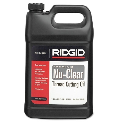 Ridgid 70835 Thread Cutting Oil, Nu-Clear, 1 gal