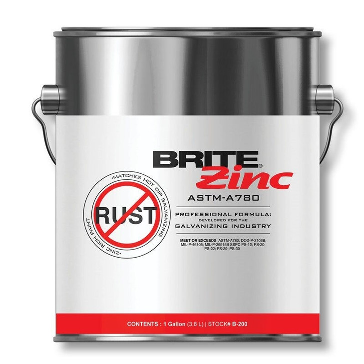 Brite Zinc Galvanizing Compound, 1 gallon can
