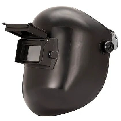 280PL Lift Front Passive Welding Helmet w/ Non-Slotted Adapters, Black