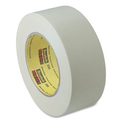 3M 7000143654 General Purpose Masking Tape 234, 0.71 in W x 60.14 yd L, Tan