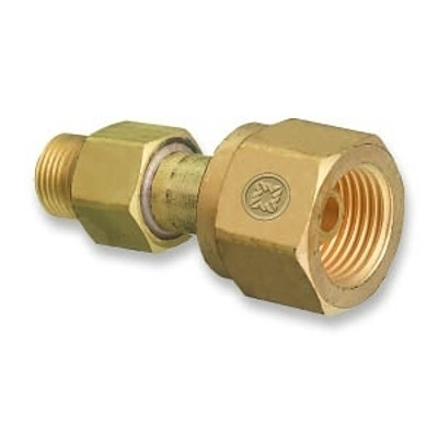 Western Enterprises 304 Brass CGA Adaptor Welding Gas Fitting