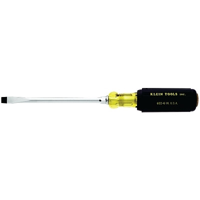 Klein Tools 6026 Keystone-Tip Cushion-Grip Screwdrivers, 5/16 in, 10 15/16 in Overall L