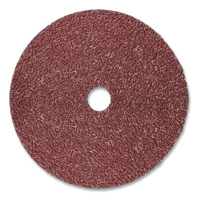 3M 7000119200 Cubitron II Fibre Disc 982C, Precision Shaped Ceramic, 5 in dia x 7/8 in AH, 80+ Grit, Die 500P