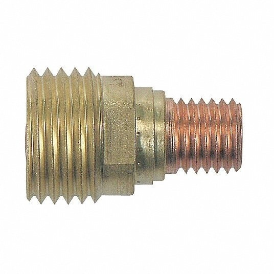 Gas Lens, 1/8 Inch Size, Standard, Small Style, 0.94 Inch H