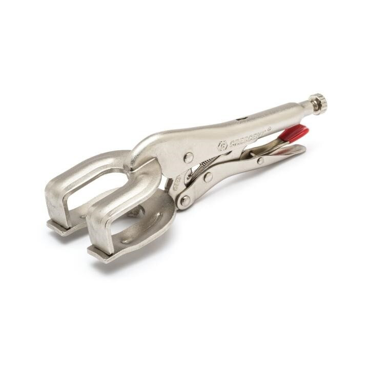 Locking Pliers, Nickel Plated, Alloy Steel, 9 Inch, 3 Inch