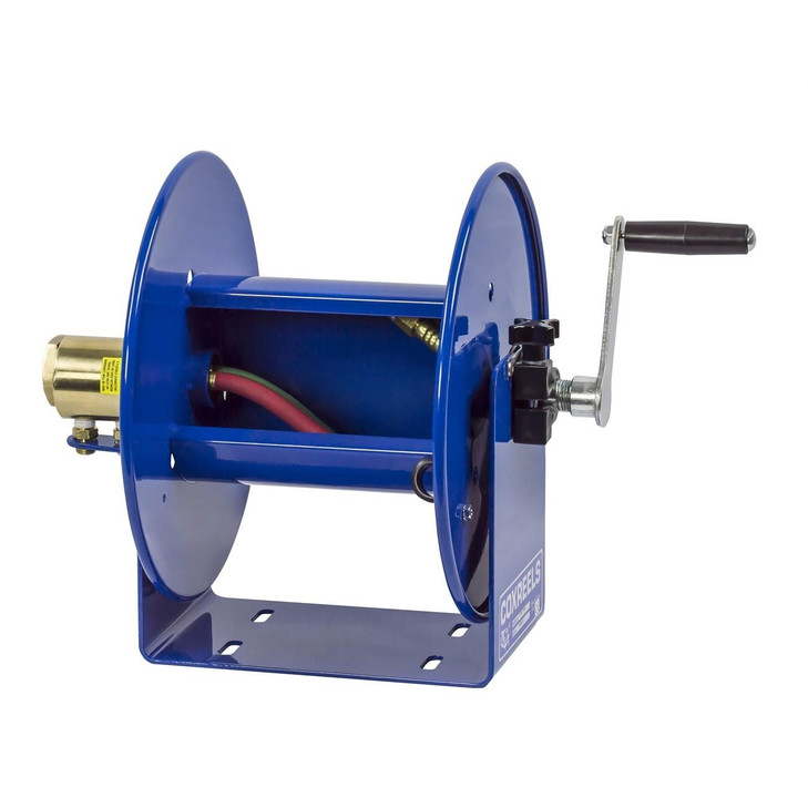 Hose Reel, 100W, 1/4 Inch ID, 50 ft Hose L, Hand Crank