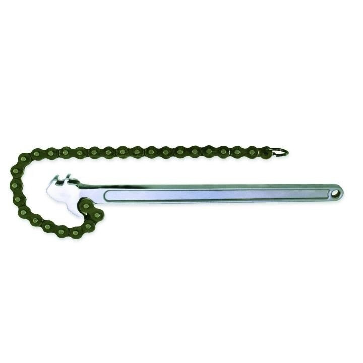 Chain Wrench, 19.64 Inch, Plated, Alloy Steel, Forged