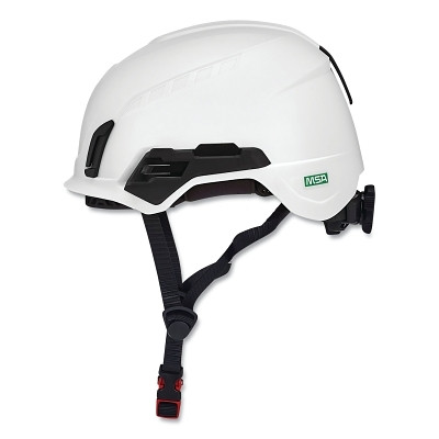 MSA 10242635 V-Gard H2 Safety Helmet, Type II, Rachet Suspension, Non-Vented, White