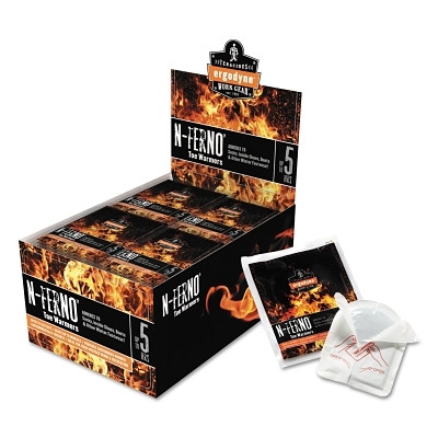 Ergodyne 16992 N-Ferno Warming Pack, Foot, Non-Woven Fabric Polyethylene, White