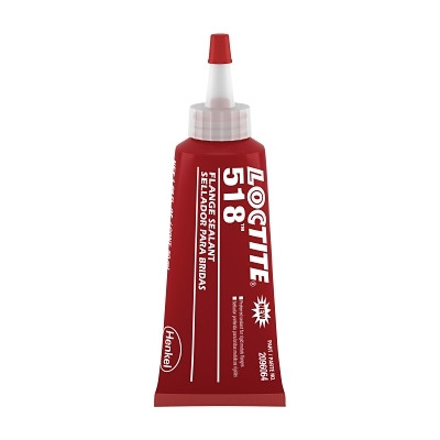 Loctite 2096064 518 Gasket Eliminator Flange Sealant, 50 mL Tube, Red