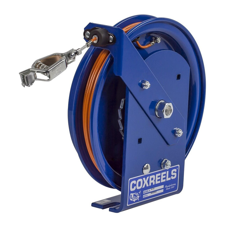 Cable Reel, SD, 75 ft Hose L, Spring Drive, Steel