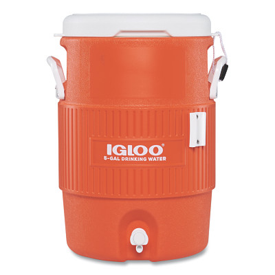 Igloo 42316 Seat Top Water Jug, 5 gal, Orange