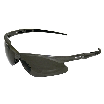 KleenGuard 28635 V30 Nemesis Polarized Safety Glasses Smoke Polycarbonate Anti-Scratch Lens Gunmetal Nylon Frame