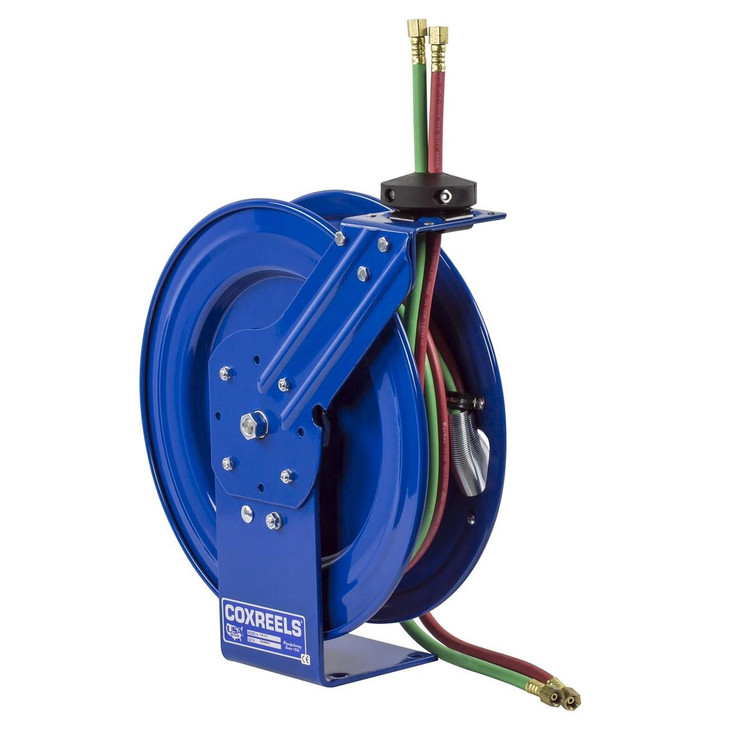 Hose Reel, P-W, 1/4 Inch ID, 40 ft Hose L, Steel, Spring