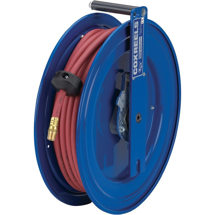 Hose Reel, S, 1/4 Inch ID, 1/2 Inch OD, 35 ft Hose L, Steel