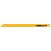 DeWalt Recip Blades, 12" 14TPI Straight Back Bi-Metal Reciprocating Saw Blade (5 Pack)