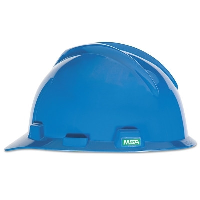 MSA 476928 V-Gard Slotted Hard Hat Cap Large with Staz-On Suspension