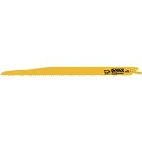 DeWalt Recip Blades, 12" 6TPI Taper Back Bi-Metal Reciprocating Saw Blade (5 Pack)