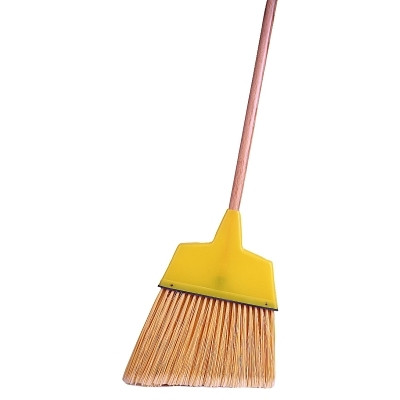 Weiler 44305 Angle Brooms, 6 in to 7-1/2 in Trim L, Flagged Plastic Fill