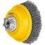 DeWalt Wire Wheel, 6" x 5/8"-11 HP .014 Carbon Crimp Wire Cup Brush