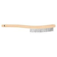 DeWalt Wire Wheel, 3 x 19 Row Curved Handle Stainless Wire Brush