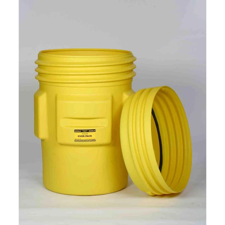 LAB, OVERPACK AND SALVAGE DRUMS, 95 Gal. Overpack Drum w/Screw Top Lid