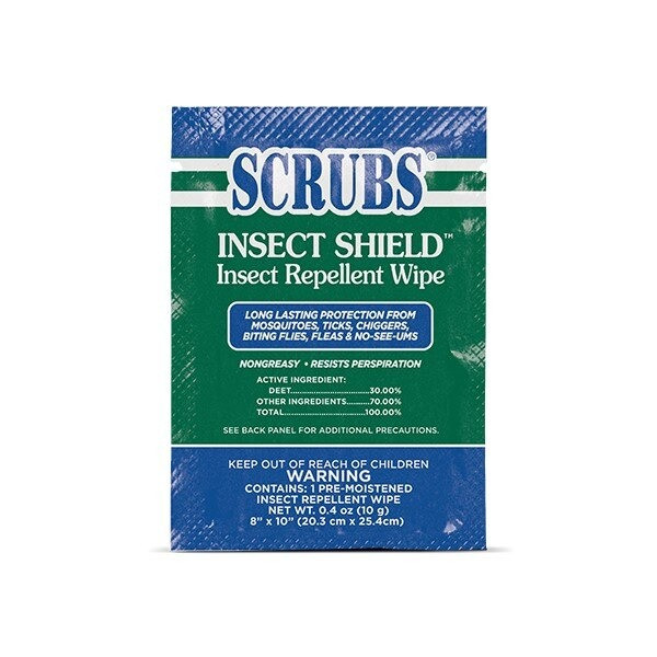 Dymon Insect Repellent Towels, Container Size: 1 Towel/Packet; Case Packaging Qty: 100