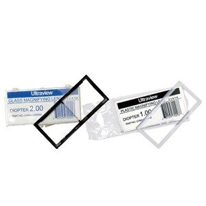 Dynaflux Plastic Magnifying Lens, Size: 2" x 4-1/4", Magnification: 2.5, Packaging Qty: 6