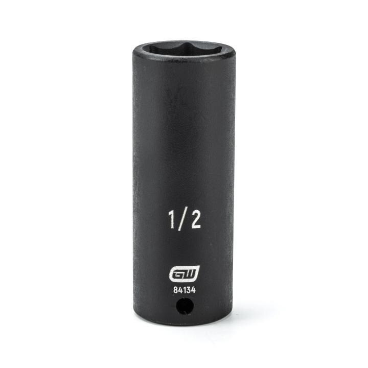 Impact Socket, 1/4 Inch Drive, 6 Point, 1/2 Inch