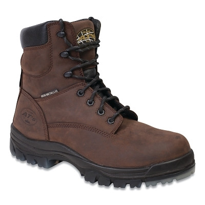 Oliver by PIP 45637CBRN120 45 Series Composite Toe Safety Boots, Size 12, 7 in H, Leather, Rubber, Brown