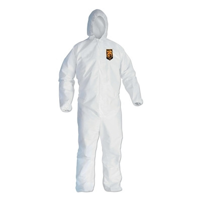 KleenGuard 42119 A40 Liquid and Particle Protection Apparel, Blue/White, Medium