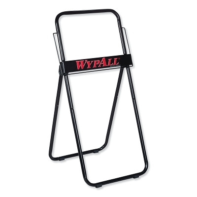 Kimberly-Clark Professional 80596 WypAll Jumbo Wiper Dispenser, Floor, Metal, Black