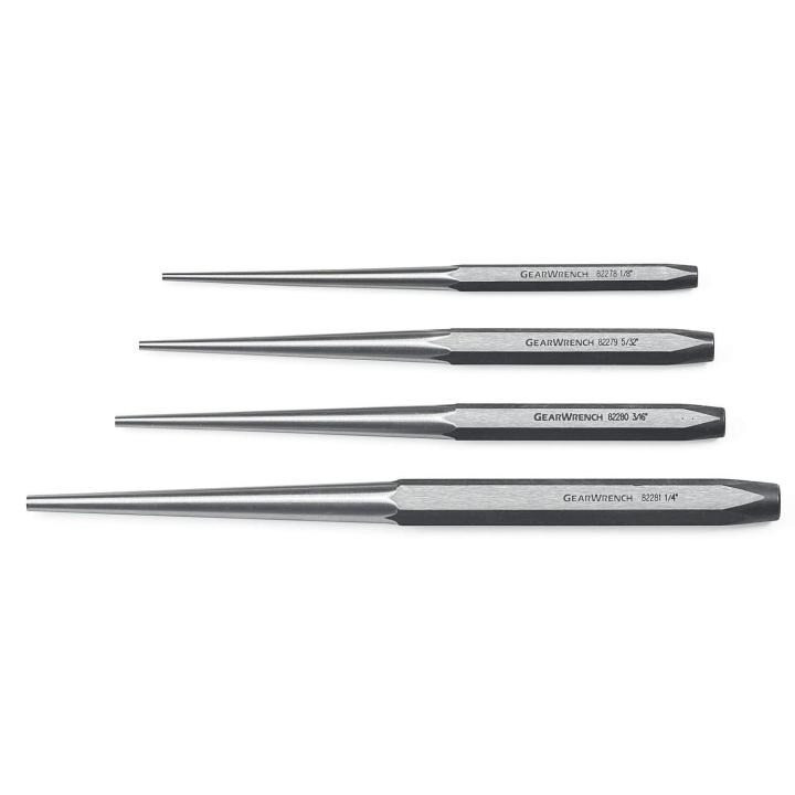Long Taper Punch Set, Long Taper, Phosphate Coated
