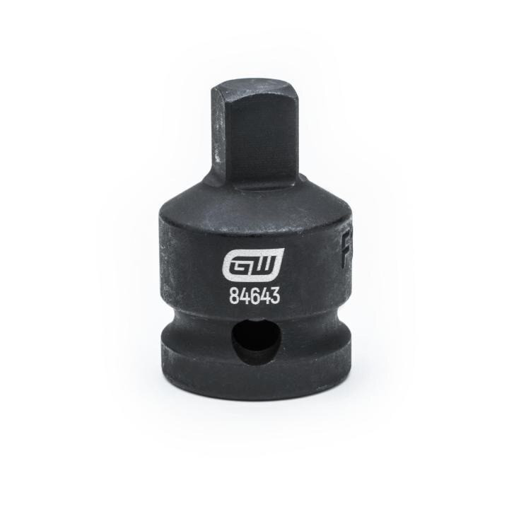 Impact Adapter, 1/2 Inch Drive, Manganese Phosphate