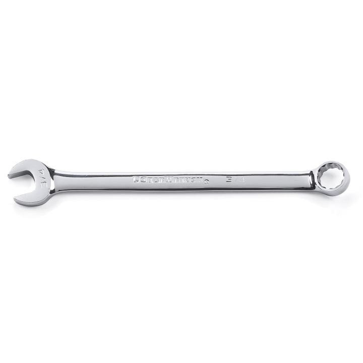 Long Pattern Combination Wrench, 12 Point Drive, 3/4 Inch