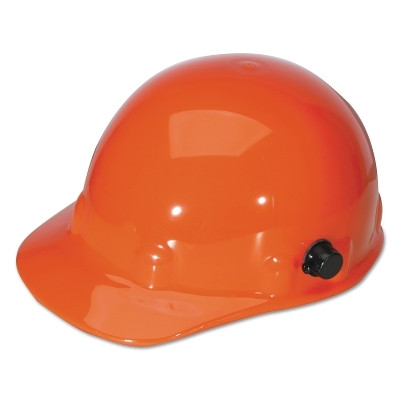 Fibre-Metal by PIP E2QSW03A000 SuperEight E2 Series Hard Cap, 8-point Ratchet Swingstrap and Quick-Lok Blocks, Orange