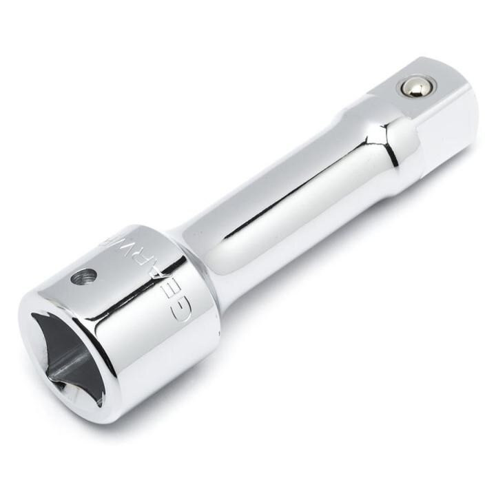 Extension, 5 Inch, 3/4 Inch Drive Tang, Full Polish Chrome