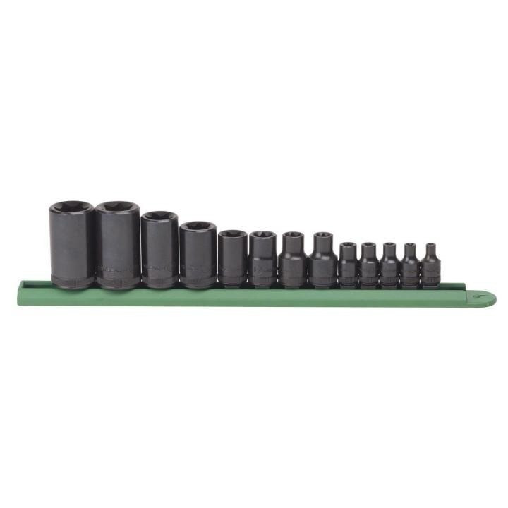 Socket Set, 1/4 Inch 3/8 Inch 1/2 Inch Drive, E24