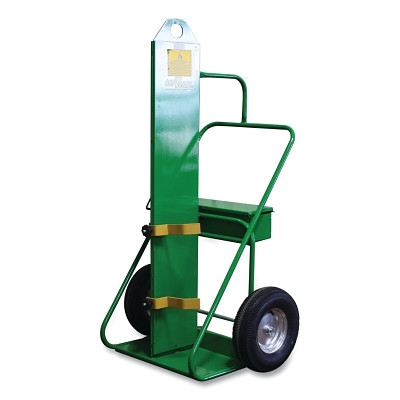 Saf-T-Cart 55216FWSM 400 Series Cart, Holds 2 Cylinders, 12-1/2 in dia, 780 lb Load Capacity