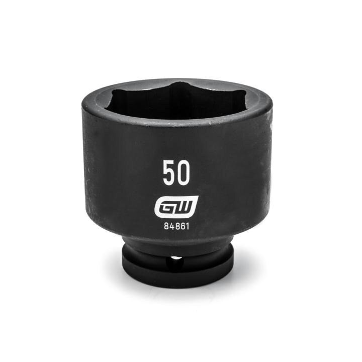Impact Socket, 3/4 Inch Drive, 6 Point, 50MM