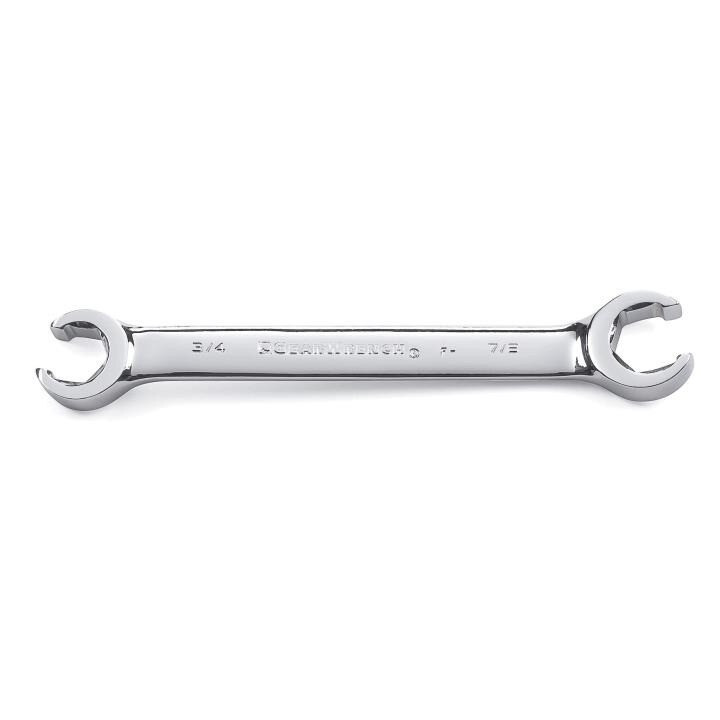 Flare Nut Wrench, 15MM x 17 MM, Full Polish Chrome, Standard