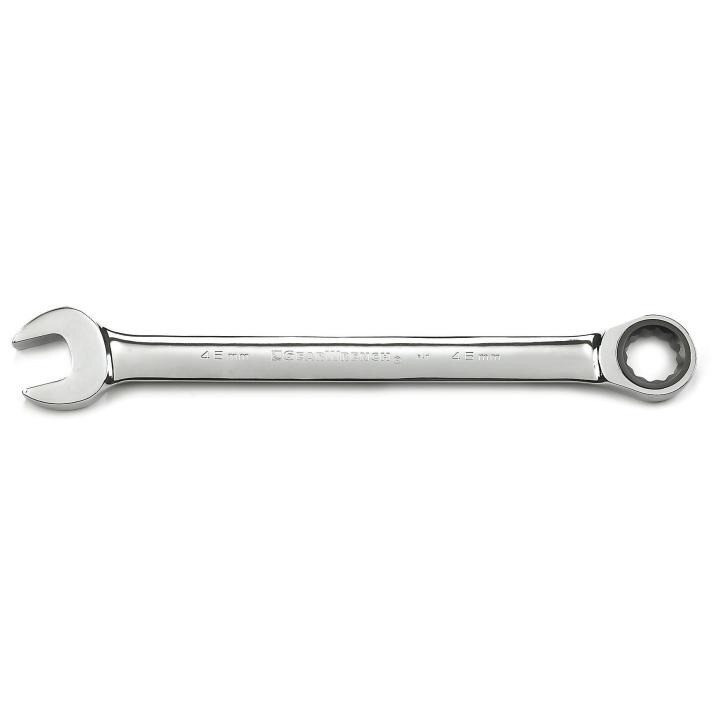 Combination Ratcheting Wrench, 50MM, 12 Point, Alloy Steel