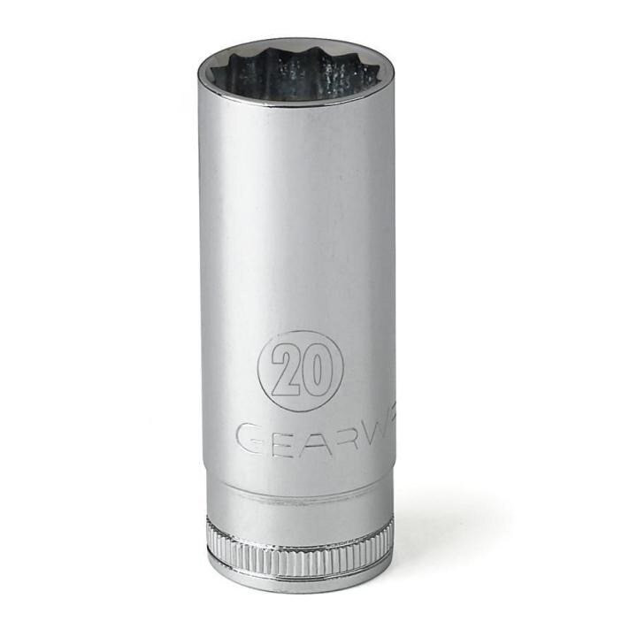 Socket, 1/2 Inch Drive, 12 Point, 16 MM, Full Polish Chrome