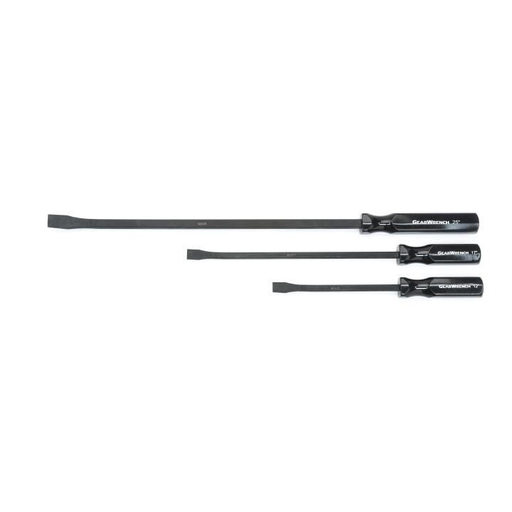 Pry Bar Set, Pry & Wrecking, Curved, Black Phosphate