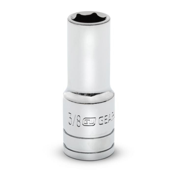 Socket, 3/8 Inch Drive, 6 Point, 3/8 Inch, Alloy Steel, SAE