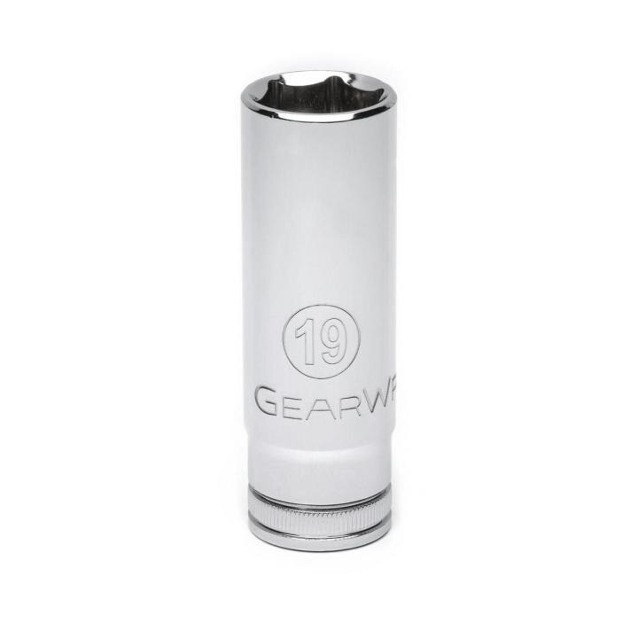 Socket, 1/2 Inch Drive, 6 Point, 19 MM, Full Polish Chrome