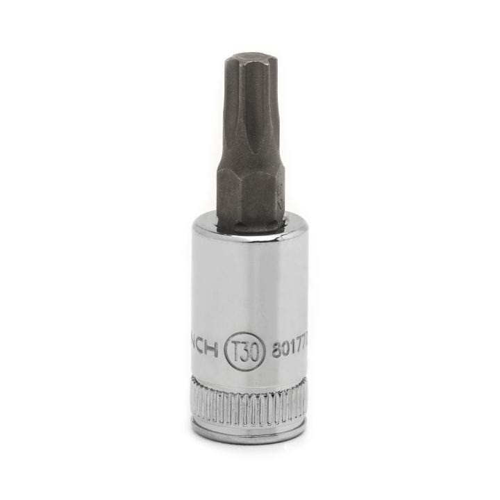 Bit Socket, 1/4 Inch Drive, Torx, 0.688 Inch, T30, Standard