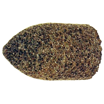 Pferd 61859 Cones and Plugs, Type 17, 2 in dia, 5/8 in Arbor, 16 Grit Aluminum Oxide